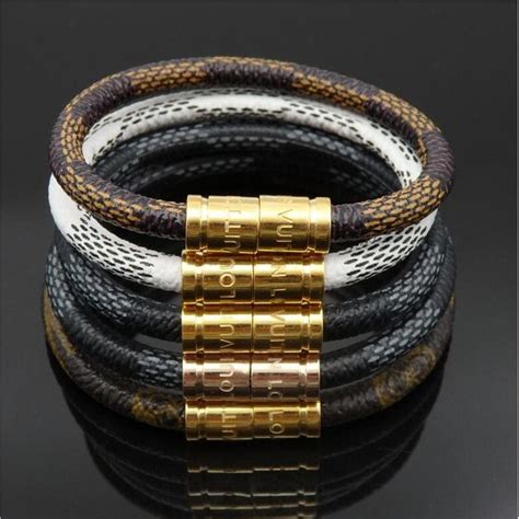 mens louis vuitton keep it bracelet|louis vuitton leather bracelet sizing.